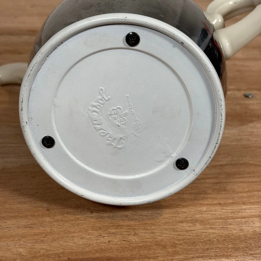 Vintage Thermisol Bauscher Lizenz Insulated Coffee Pot Chrome Ceramic MCM